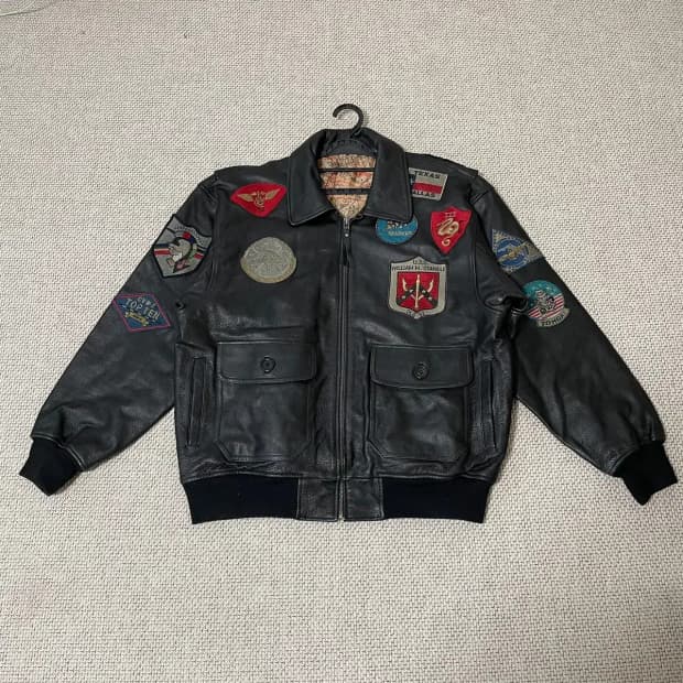 3XL 아비렉스 탑건 가죽자켓 N.7535