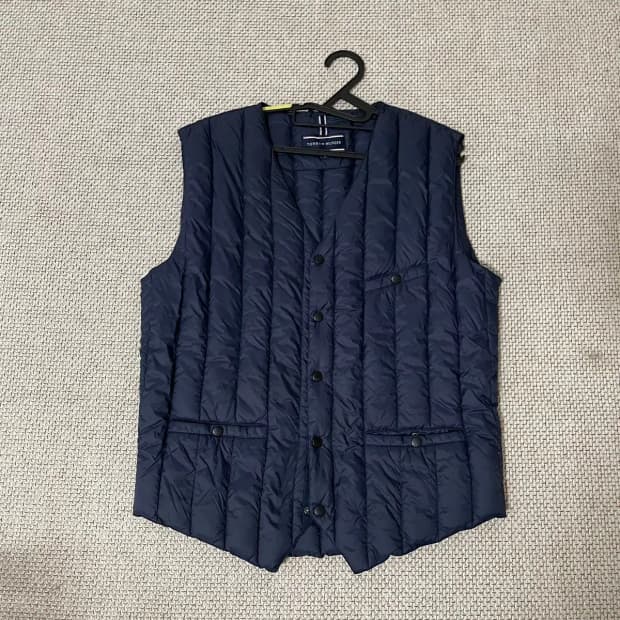 M 타미힐피거 경량 패딩 조끼 N.7639