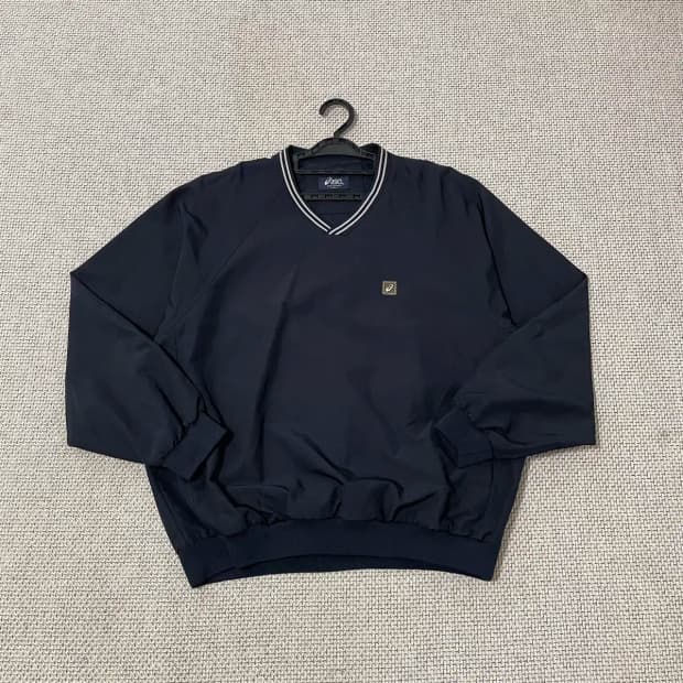 XL 아식스 브이넥 웜업 바람막이 N.8892