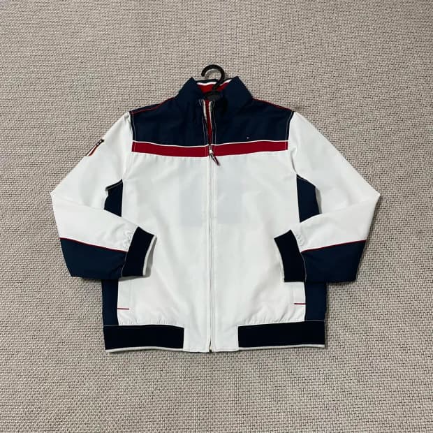 XL 16-18 타미힐피거 USA 바람막이 자켓 N.9141