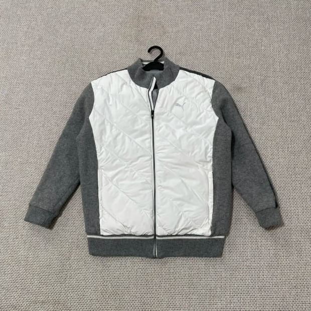 XL 퓨마 하이브리드 덕다운 패딩 니트 N.9329