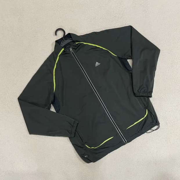 L 아디다스 러닝 웜업 바람막이 B.1076