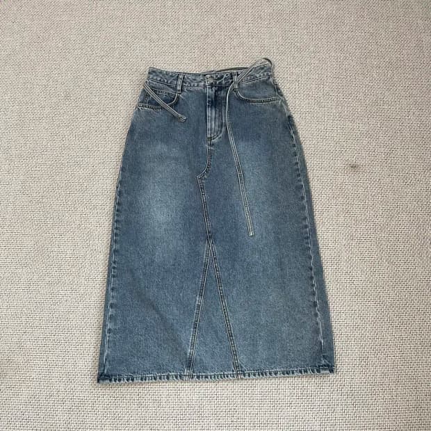 M LEE 여성 롱 청치마 N.8536