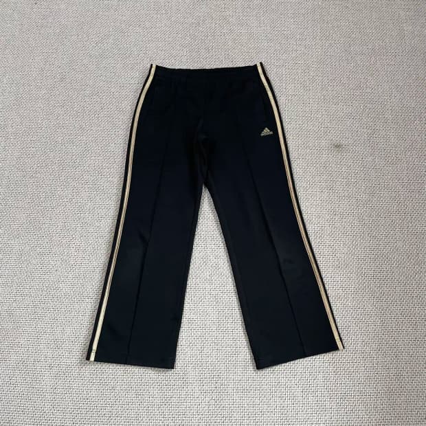 XS 아디다스 여성 금 와이드 바지 하의 N.8591