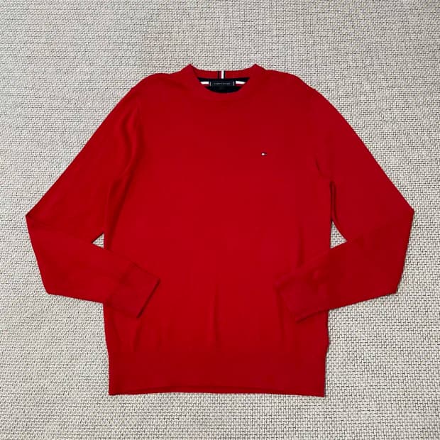 M 타미힐피거 라운드 니트 N.8725