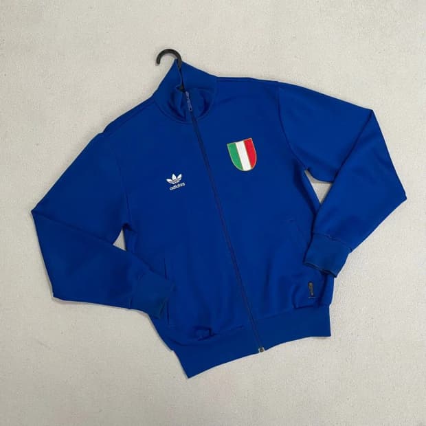 S 아디다스 이탈리아 트랙탑 져지 자켓 B.4119