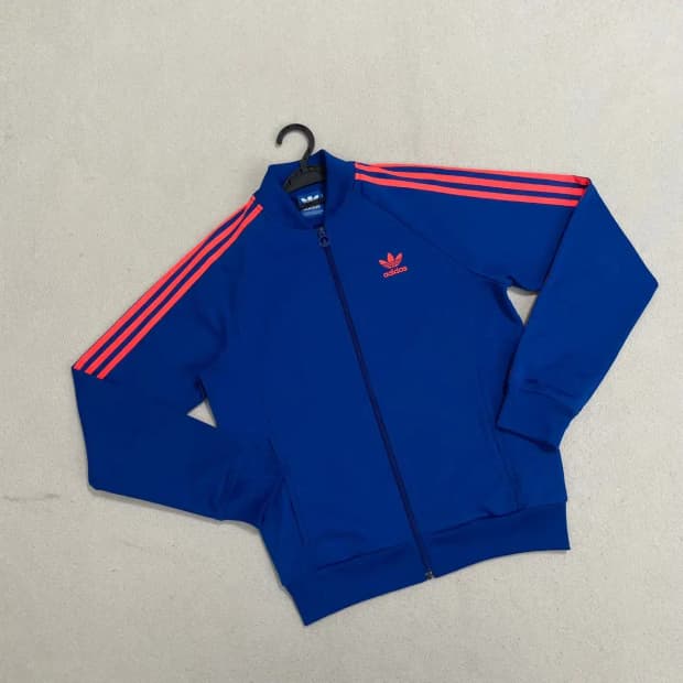 M 아디다스 슈퍼스타 트랙탑 져지 자켓 B.4175