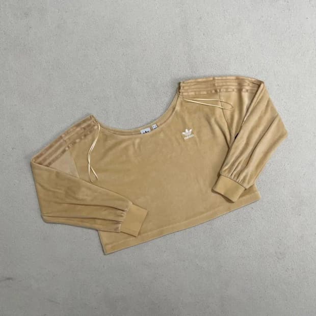 XS 아디다스 오프숄더 여성 스웨터 맨투맨 B.4340