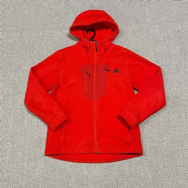 L 아디다스 후리스 후드집업 자켓 N.5746