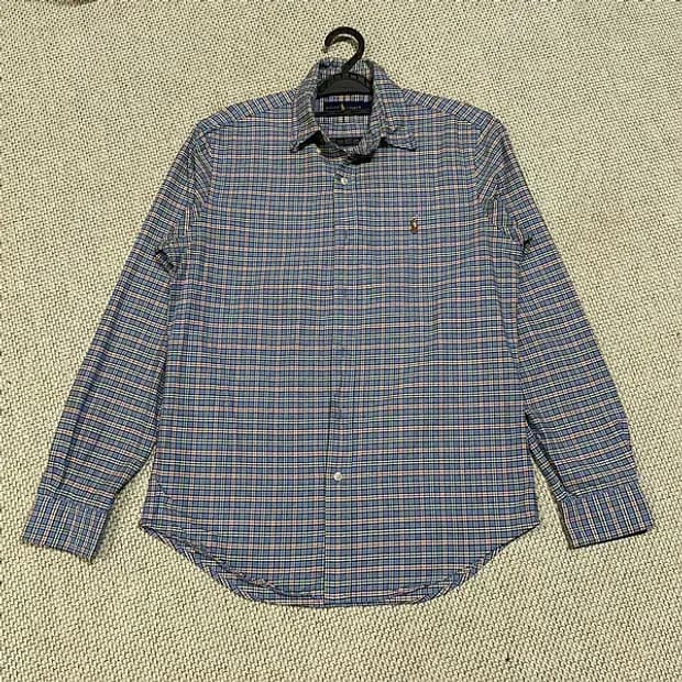 S 폴로 체크 셔츠 남방 N.5865