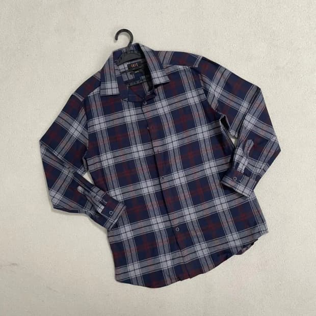 XL 닥스 체크 셔츠 남방 B.4384