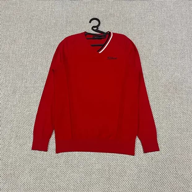 M 타이틀리스트 브이넥 니트 N.5454