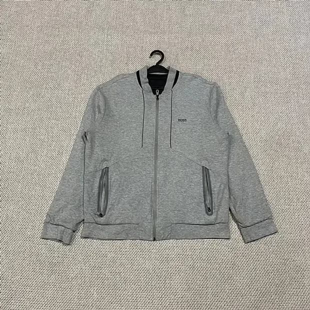 XL 휴고 보스 리버시블 양면 블루종 자켓 N.5552