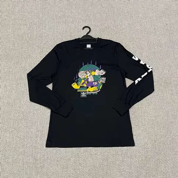 XL 아디다스 라운드 긴팔티셔츠 N.5805