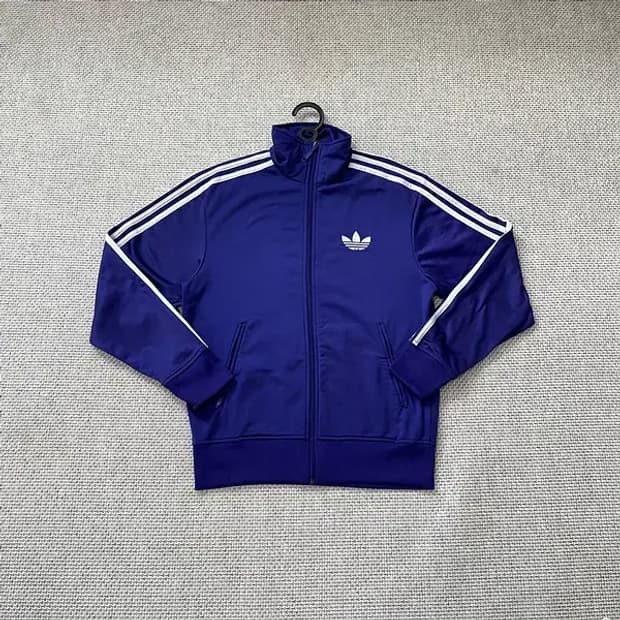 S 아디다스 파이어버드 저지 자켓 퍼플 N.6047