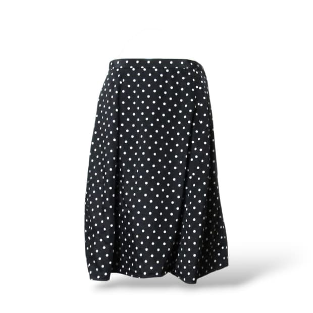준야와타나베 꼼데가르송 도트 드래프트 스커트