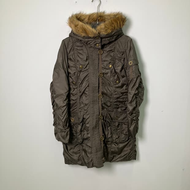 Rush Hour 밀리터리 롱 야상 점퍼 L