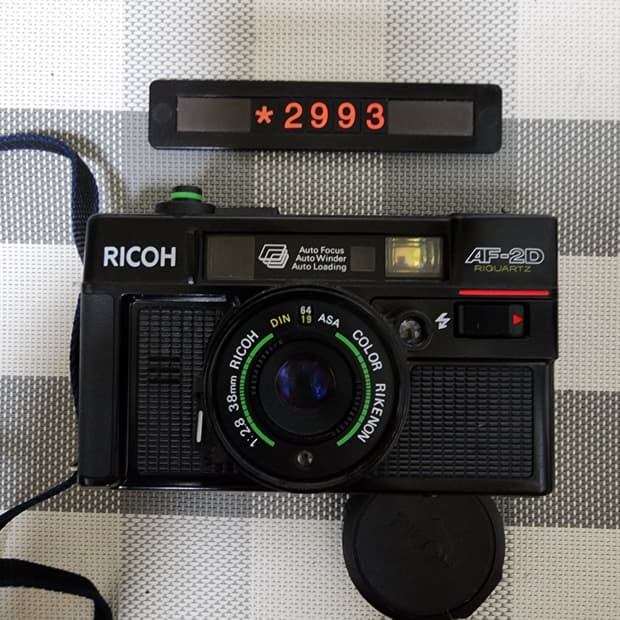 리코 AF-2D 필름카메라