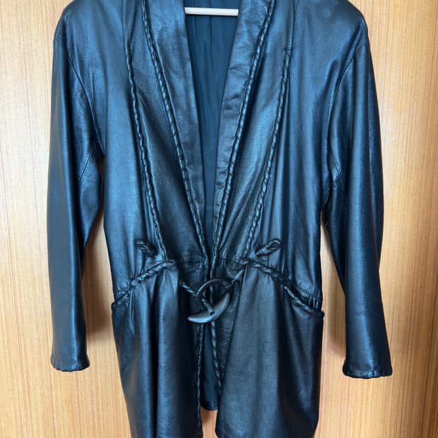 Issey miyake 80-90 레더자켓