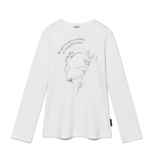 글로니 3/4 GUARDIAN ANGEL PRINT TEE