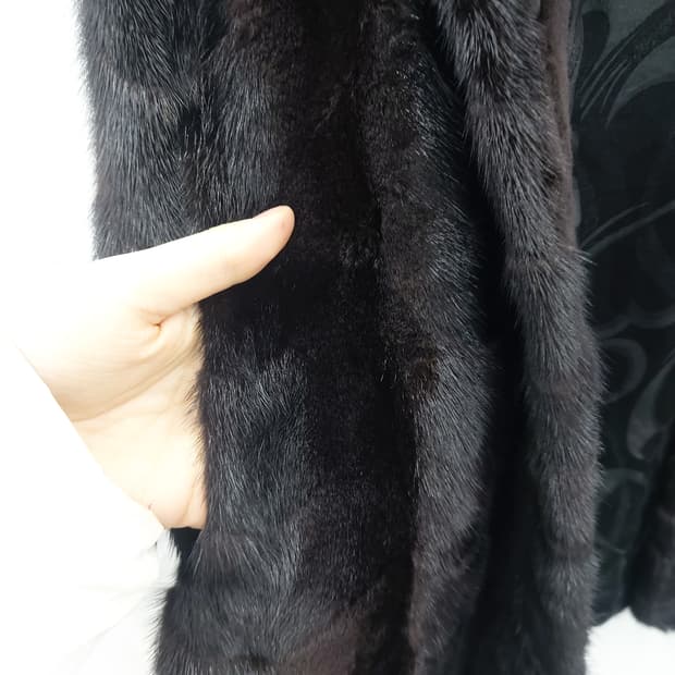 Platinum Blaische 밍크 후드 조끼(여85)