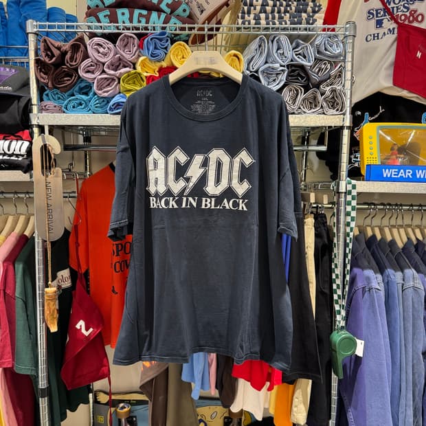 빈티지  반팔티 AC DC
