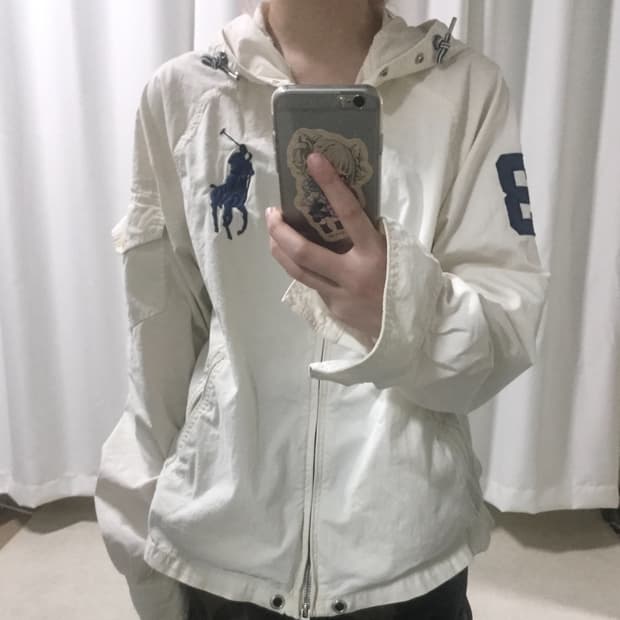 폴로 랄프로렌 빅포니 화이트 자켓 후드집업