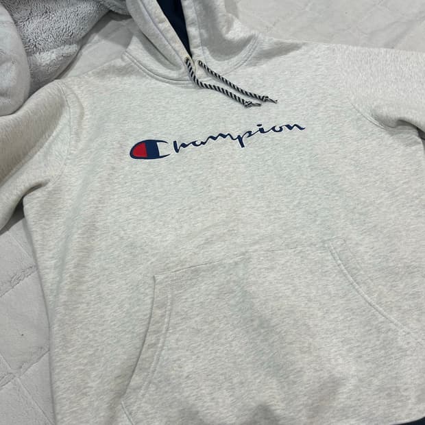 챔피온x슈프림 리버스위브 후드