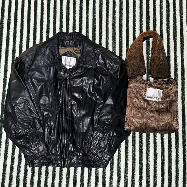 London Fog cowhide leather jacket