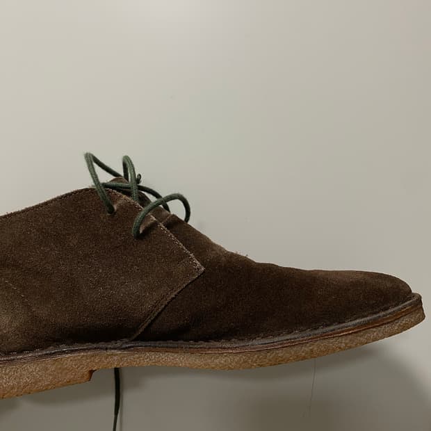 휴고보스 브라운 스웨이드 부츠