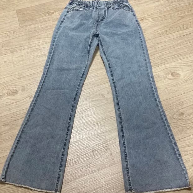 허리 밴딩 부츠컷 데님 청바지 빈티지 y2k 