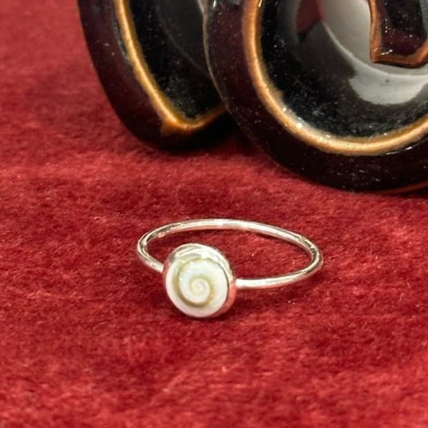 Shell 925silver ring🐚