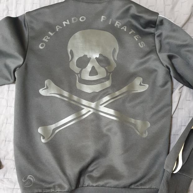 아디다스 올란도 파이어리츠 해골 트랙탑 져지