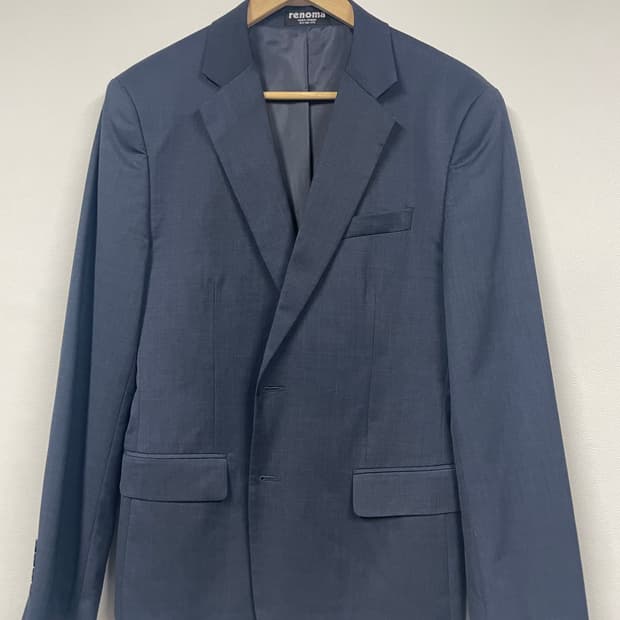 레노마 남성 네이비 블레이저 자켓 , 팬츠 셋업