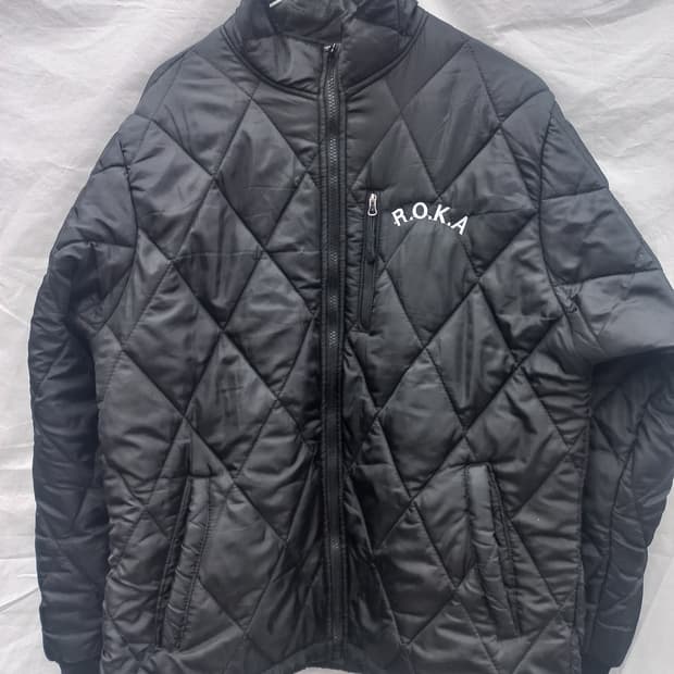 ROKA 로카 검정 군용 방한 내피 점퍼105