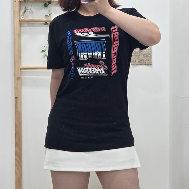 [프립]S/디젤 은사택 레이싱 그래픽 반팔 티셔츠