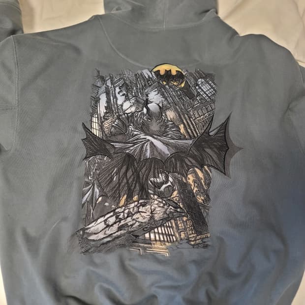 송지오 dc 배트맨 다잉 블루그레이 집업 48