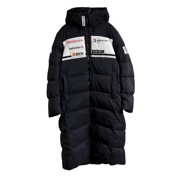 데상트 스위스 스키팀 아우디 롱패딩