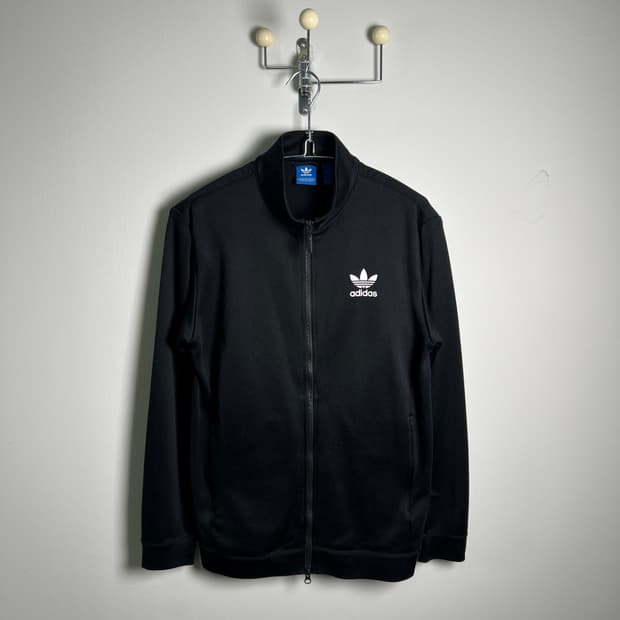 ADIDAS 아디다스 백프린팅 블랙 트랙탑 져지 95