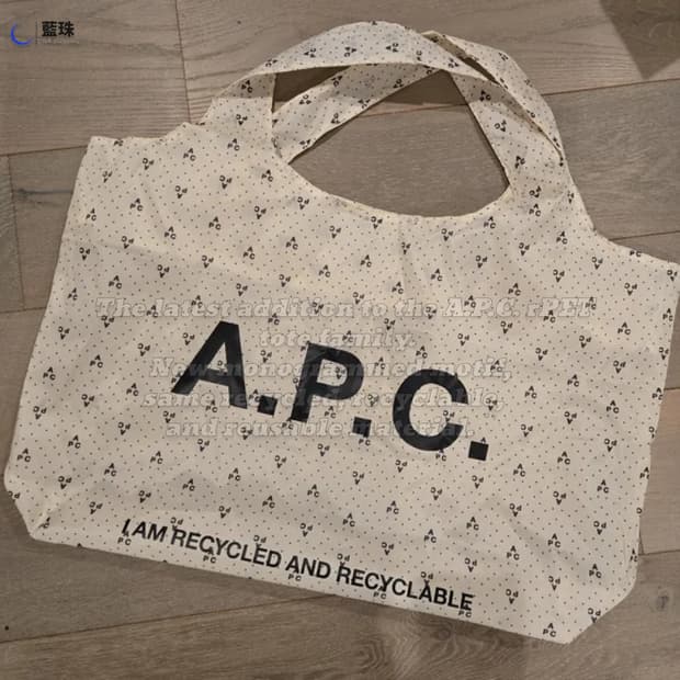 아페쎄 APC 도트 땡땡이 에코백 