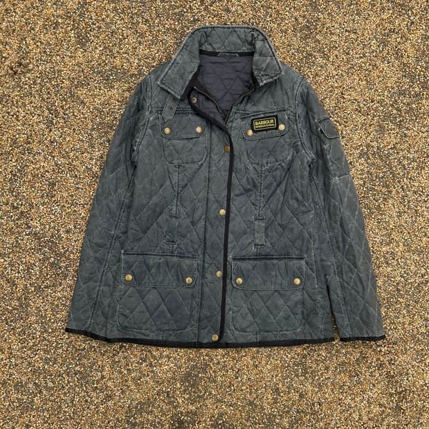 바버(barbour)퀄팅 논왁싱 자켓