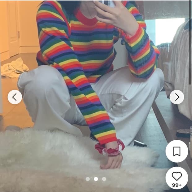 몰리고다드 레인보우 스웨터