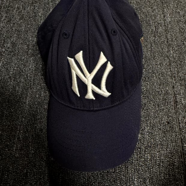 빈티지 MLB 사이드 패치 네이비 스냅백 볼캡