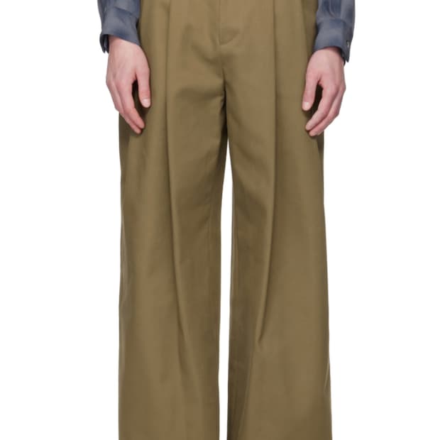 SYSTEM Twill trousers 