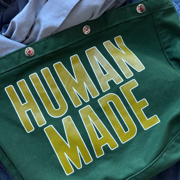 휴먼메이드 올리브 그린백