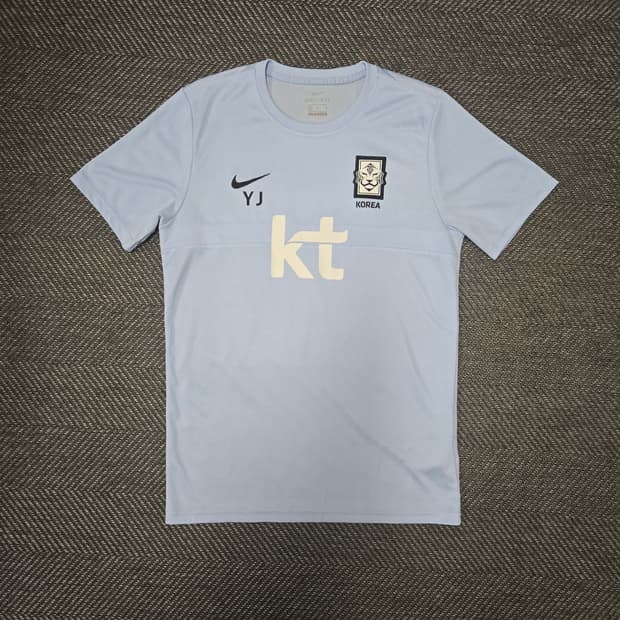 나이키 대한민국 축구 대표팀 트레이닝 티셔츠 하늘색 (2)