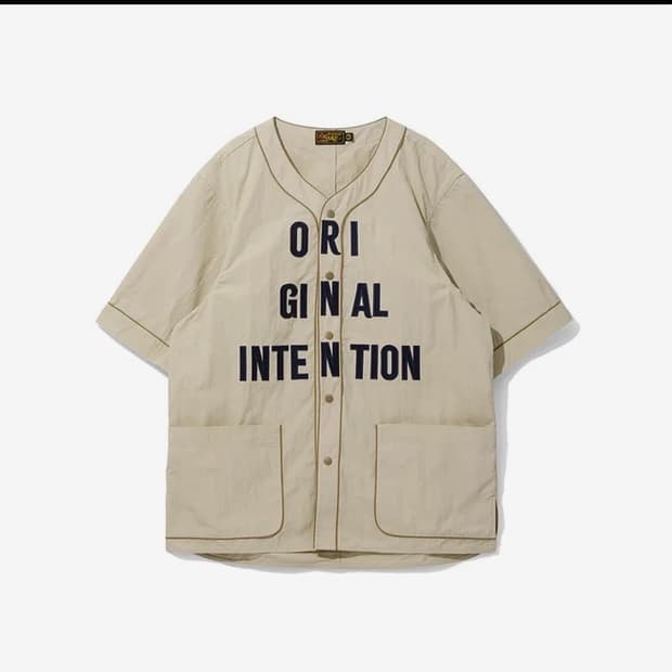 오가프 베이스볼 셔츠 베이지 2 사이즈 105~110
