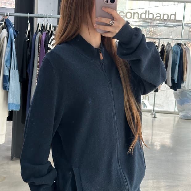 폴로랄프로렌 포니 피마코튼 니트집업