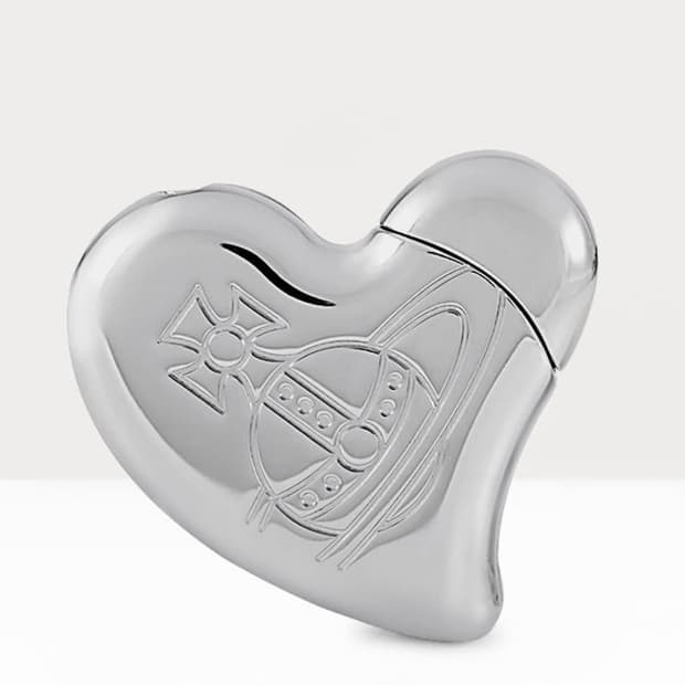 비비안웨스트우드 하트 라이터 실버