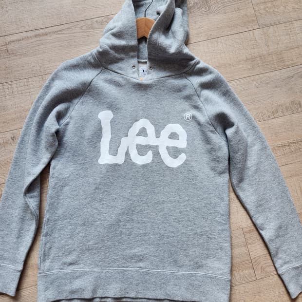 여자 LEE 회색 후드티 M
